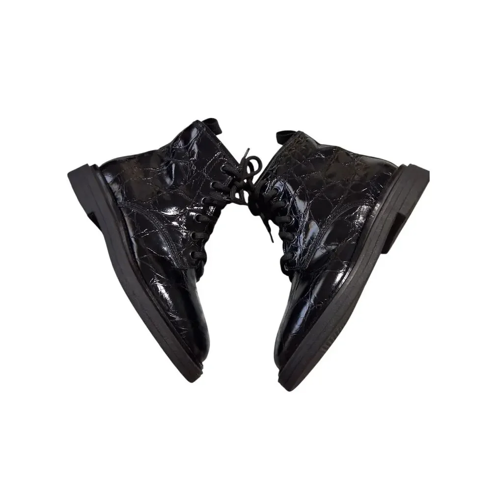 AGL Moreen lace-up Boots Women's Size 35/5 Combat Witchy Whimsigoth Fairygoth‎